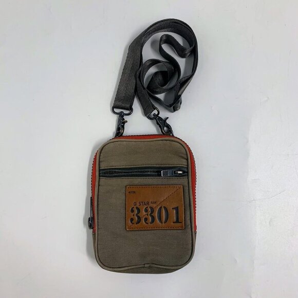 G-STar Raw Adults Diego‎ Original Zipper Pocket Adjustable Star Bag - Picture 1 of 14